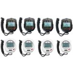 YS Electronic Stopwatch Timer Track And Field Training Running Watch, Estilo:, YS-8100 100 Memories (Black) - Imagen 2