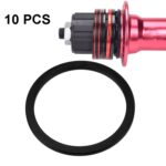 10 PCS FMFXTR Bicicleta BB Cojín de rueda volante de eje medio, Grosor:, 2mm (Black)