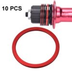 10 PCS FMFXTR Bicicleta BB Cojín de rueda volante de eje medio, Grosor:, 2mm (Red)