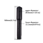 Vástago de horquilla delantera para bicicleta de carretera FMFXTR, elevador de núcleo de manillar modificado para aumentar la altura, 22.2mm Black - Imagen 2