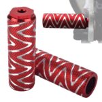 FMFXTR Asiento Trasero de Bicicleta Pedal Trasero Trasero Universal Poste Trasero, Red Small Hole Short