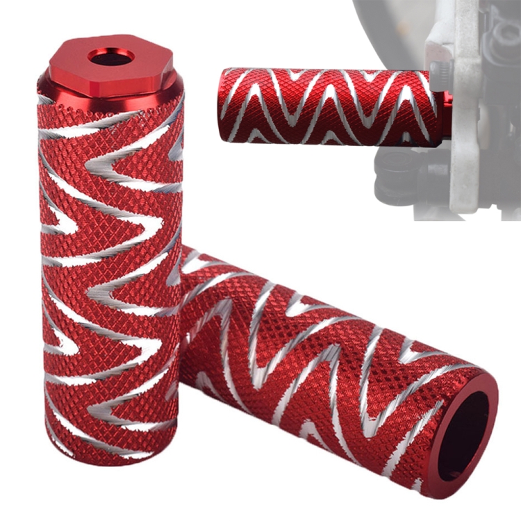 TBD0602305202.jpg FMFXTR Asiento Trasero de Bicicleta Pedal Trasero Trasero Universal Poste Trasero, Red Small Hole Short - Imagen 1