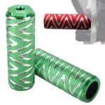 FMFXTR Asiento Trasero de Bicicleta Pedal Trasero Trasero Universal Poste Trasero, Green Small Hole Short