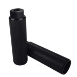 FMFXTR Asiento Trasero de Bicicleta Pedal Trasero Trasero Universal Poste Trasero, Black Large Hole Long - Imagen 2