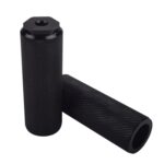 FMFXTR Asiento Trasero de Bicicleta Pedal Trasero Trasero Universal Poste Trasero, Black Small Hole Short - Imagen 2