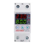 SINOTIMER SVP-916 Protector de bajo voltaje de sobrevoltaje ajustable con restablecimiento automático, corriente:, 80A