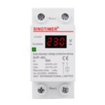 SINOTIMER 220V LED Pantalla digital Retardo Restablecimiento automático Protector de bajo voltaje, SVP-60L