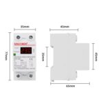 SINOTIMER 220V LED Pantalla digital Retardo Restablecimiento automático Protector de bajo voltaje, SVP-60L - Imagen 2