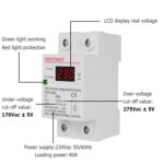 SINOTIMER 220V LED Pantalla digital Retardo Restablecimiento automático Protector de bajo voltaje, SVP-60L - Imagen 3