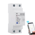 SINOTIMER TM607 Temporizador de WiFi inteligente Aplicación móvil Móvil Rail Home Remote Control de control 80A 85-300V