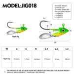 Gancho inferior anticolgante con forma de pez de material de plomo de 5 piezas, 15g - Imagen 3