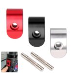 Gancho plegable para scooter eléctrico de aleación de acero de alta densidad para Xiaomi M365 / Pro, estilo:, Silver+2 Dowel - Imagen 2