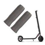 1 par de fundas de silicona para manillar., For Ninebot ES1/ES2/ES3/ES4 (Gray)