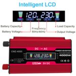 Inversores del sistema de energía solar + Controlador 30A + Panel solar 18W 18V, Red 12V To 110V - Imagen 4