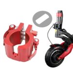 Abrazadera plegable para patinete eléctrico ZERO 8X 10X 11X SPEEDUAL Dualtron DT3 Thunder, With Pad Red