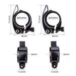 Abrazadera para tija de sillín de bicicleta plegable ZTTO, accesorios de reacondicionamiento, 39.8mm (Black), 39.8mm (Red), 39.8mm (Blue), 39.8mm (Orange), 40.8mm (Black), 40.8mm (Red), 40.8mm (Blue), 40.8 (Orange) - Imagen 3