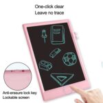 Tablero de escritura LCD de 10 pulgadas Tablero dibujado a mano para niños, Estilo:, Light Blue Colorful - Imagen 4