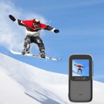 C200 4K Reconocimiento facial WIFI Anti-Shake Ciclismo al aire libre Cámara deportiva impermeable, (Black Set) - Imagen 2