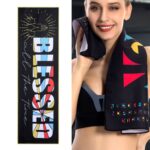 YDJ1223-1 Toalla deportiva portátil de secado rápido con estampado de vellón de doble cara de microfibra, tamaño:, Sports Towel(BLESSED)