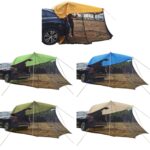 Repelente de mosquitos trasero Tienda de protección solar Toldo de dosel RV, Amarillo, Verde, Azul, Military Color, Beige - Imagen 2
