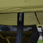 Repelente de mosquitos trasero Tienda de protección solar Toldo de dosel RV, Amarillo, Verde, Azul, Military Color, Beige - Imagen 4