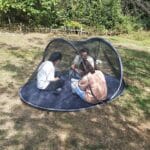 Carpa repelente de mosquitos para exteriores Carpa de malla de construcción libre totalmente automática