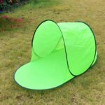 Carpa de protección solar de ocio individual Carpa de alambre Carpa de playa, Green