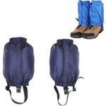 04 Cubrepiernas antinieve para montañismo corto al aire libre, Anti-Snow Leg Covers(Navy Blue)