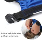 04 Cubrepiernas antinieve para montañismo corto al aire libre, Anti-Snow Leg Covers(Red) - Imagen 4