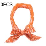 3 PCS Summer Cooling Bandana Neck Wraps Bufanda para mujeres, hombres, niños, mascotas, Yellow Leaves
