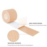 3 PCS Muscle Tape Fisioterapia Deportes Cinta Baloncesto Rodilla Vendaje, Tamaño:, 3.8cm x 5m - Imagen 4