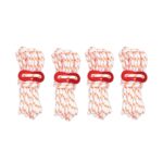 Barra de soporte para acampar a prueba de viento reflectante CLS Outdoor Camp, 4 PCS / Set White Non-reflective