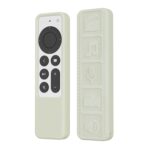 Funda protectora antideslizante impermeable de silicona para mando a distancia para Apple TV 4K 2021, (Luminous Color)