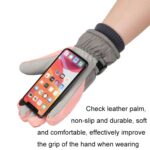 1 par de guantes de moto para montar al aire libre, gruesos, cálidos y resistentes al viento, de lana de invierno, Free Code - Imagen 4