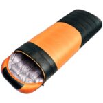 Saco de dormir de algodón con calentamiento eléctrico USB Ajuste de temperatura de 3 velocidades, (180+30)x75cm Blue, (180+30)x75cm Orange