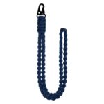 QD-258 Cordón de cuerdas de paracaidistas con hebilla de metal tejida a mano multifuncional para exteriores, QD-258 Paratroopers Ropes(Dark Blue)