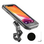 WEST BIKING Soporte para teléfono impermeable y a prueba de golpes para montar en bicicleta, estilo:, Handlebar