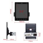 Reproductor Carplay C800 de 9,5 pulgadas MP5 de un solo extremo, estilo:, Standard+12 Light Camera - Imagen 3