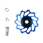 BIKERSAY bicicleta desviador trasero rodamiento guía rueda accesorios, SDL-11 Blue