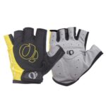 YIZIMI Guantes de medio dedo antichoque Ciclismo Guantes de dedo corto de silicona, L