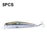 5 uds M0205 9,6 cm/9,8g Minnow Bionic cebo falso plástico flotante cebo duro, M0205 1
