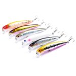 5 uds M0205 9,6 cm/9,8g Minnow Bionic cebo falso plástico flotante cebo duro, M0205 2 - Imagen 4