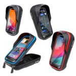 WILD MAN ES16 0.5L EVA Hard Shell Impermeable Pantalla táctil Bolsa para manillar de bicicleta, ES16 (Blue) - Imagen 3