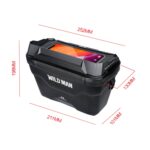 WILD MAN XT8 3L Bicicleta EVA Hard Shell Pantalla táctil Bolsa impermeable para la cabeza, XT8 - Imagen 3