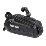 WILD MAN XT7 1.2L Bicicleta de montaña EVA Hard Shell Impermeable Bolsa trasera resistente al desgaste, XT7(Sun)