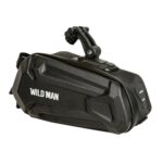 WILD MAN XT7 1.2L Bicicleta de montaña EVA Hard Shell Impermeable Bolsa trasera resistente al desgaste, XT7(Twill)