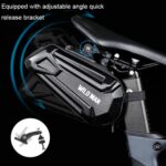 WILD MAN XT7 1.2L Bicicleta de montaña EVA Hard Shell Impermeable Bolsa trasera resistente al desgaste, XT7(Twill) - Imagen 4