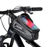 WILD MAN E10 1L Mountain Bike EVA Hard Shell Touch Screen Front Beam Bag, E10 - Imagen 2