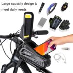 WILD MAN E10 1L Mountain Bike EVA Hard Shell Touch Screen Front Beam Bag, E10 - Imagen 4