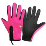 Guante de pantalla táctil impermeable para deportes de equitación al aire libre de invierno, XL